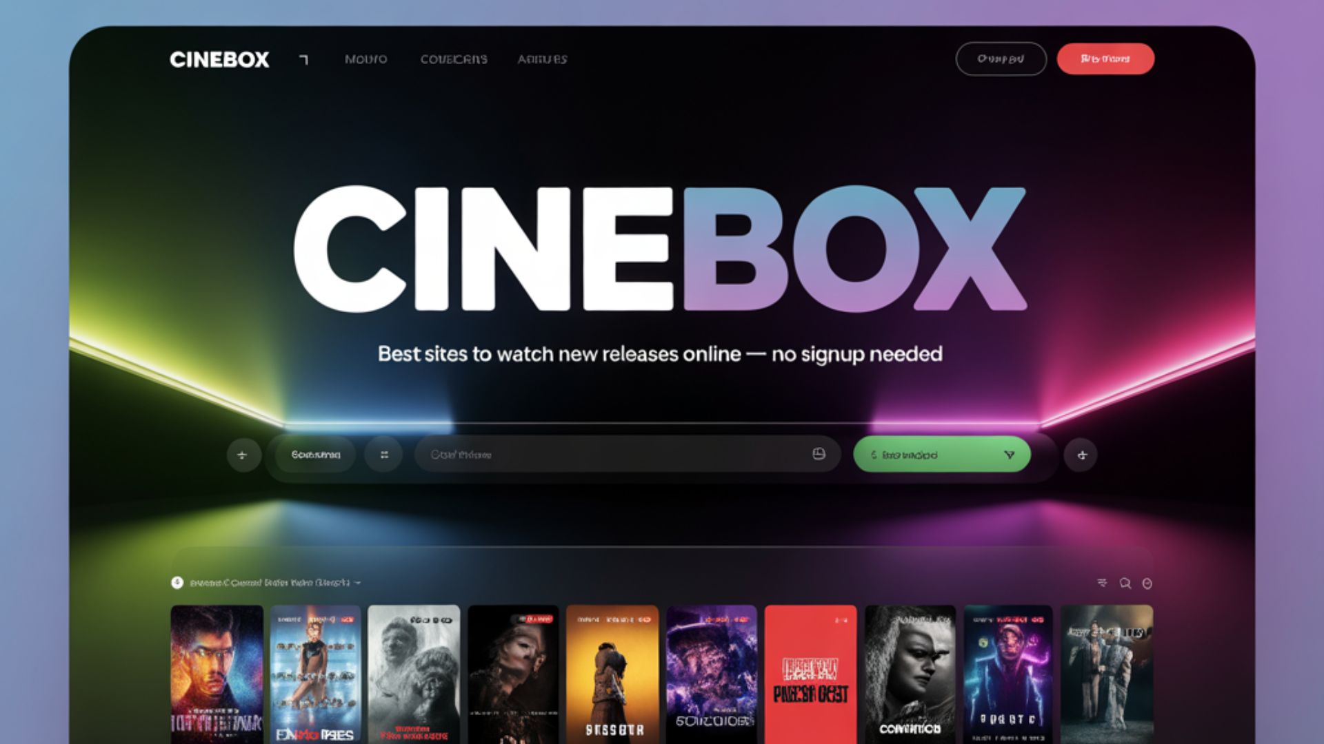 CineBox watching movies and TV series banner